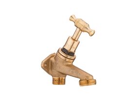Hero - Dura Bib Hose Male Rough Brass Lugged 15mm Lead Free