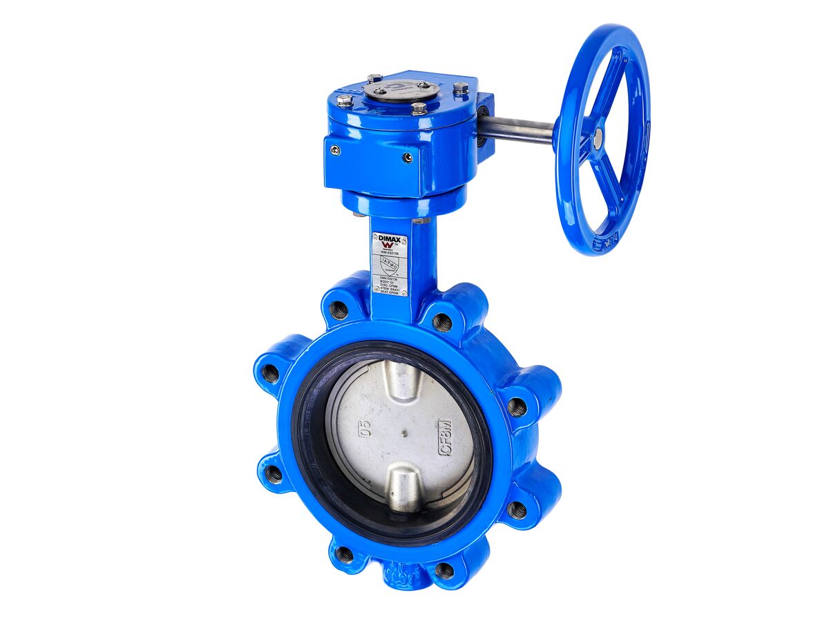 Dimax Butterfly Valve Lugged Table E with Gear Operator 125mm
