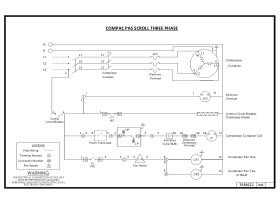 Wiring Diagram - Tecumseh Compac PAS Scroll Three Phase
