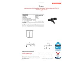 Specification Sheet - Faucet Strommen Vara Disc Wall Basin / Bath Hostess Tap System Right Hand 150mm Kit Matte Black (6 Star) Lead Free