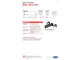 Technical Guide - Milli Axon Wall Bath Set