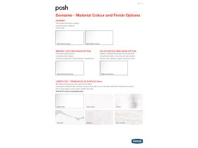 Material, Colour & Finishes - Posh Domaine (NZ)