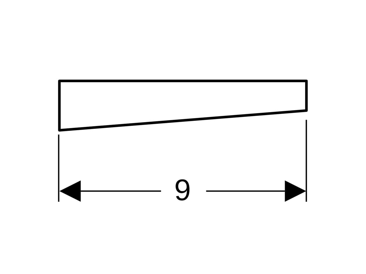 Geberit Pluviafix Wedge for Square Profile