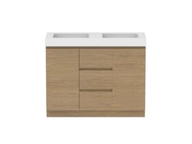 Hero - Posh Domaine 1200mm Floor Mount Vanity Unit Conventional Double Bowl 90mm Top