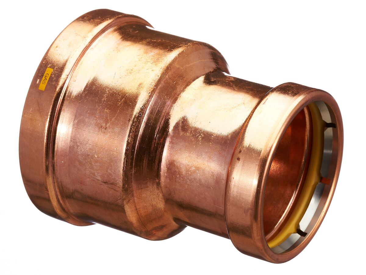 >B< Press Gas Reducing Coupling 100mm x 80mm