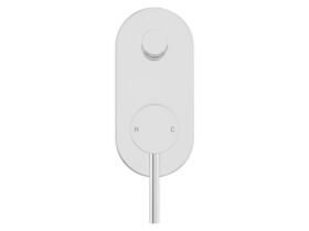 Supporting Image 2 - Mizu Drift Shower Mixer with Diverter Kit Chrome - Front