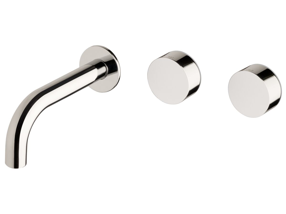 Sussex Pure Wall Bath/Basin Hostess System 160mm Right Hand Chrome (3 Star)