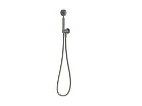 Sussex Pure Round Handshower with Fixed Bracket Brushed Gunmetal (3 Star)