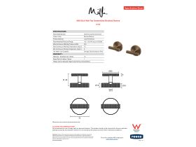 Specification Sheet - Milli Etch Wall Top Assemblies Brushed Bronze