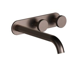 Hero - Faucet Strommen Vara Disc Wall Basin / Bath Hostess Tap System Right Hand 200mm Kit Armada Bronze (6 Star) Lead Free