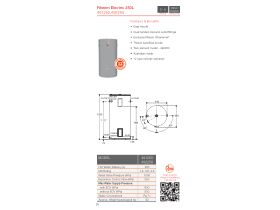 Specification Sheet - Rheem 250L Electric Hot Water System