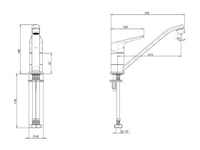 Posh Solus MK3 Standard Sink Mixer Tap (4 Star)