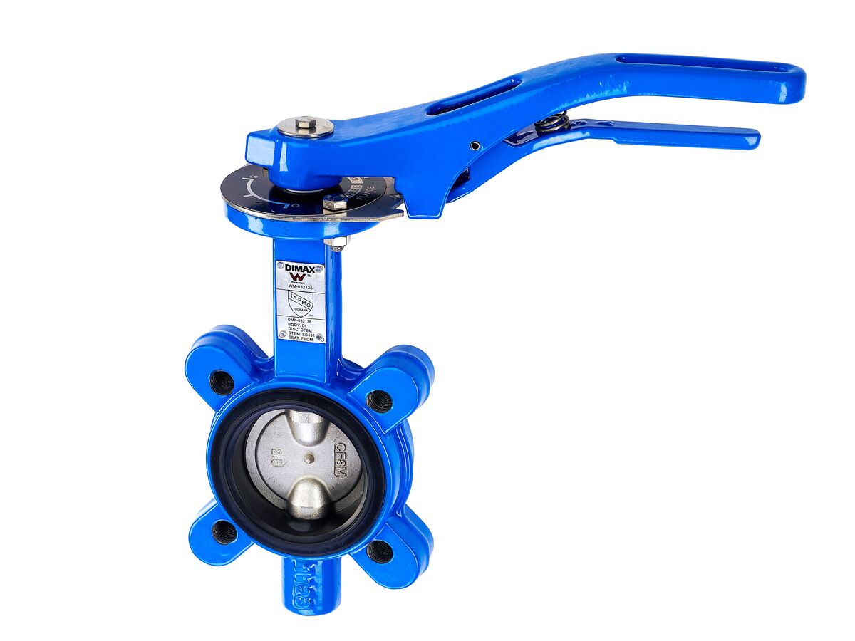 Dimax Butterfly Valve Lugged Table E with Handle 65mm