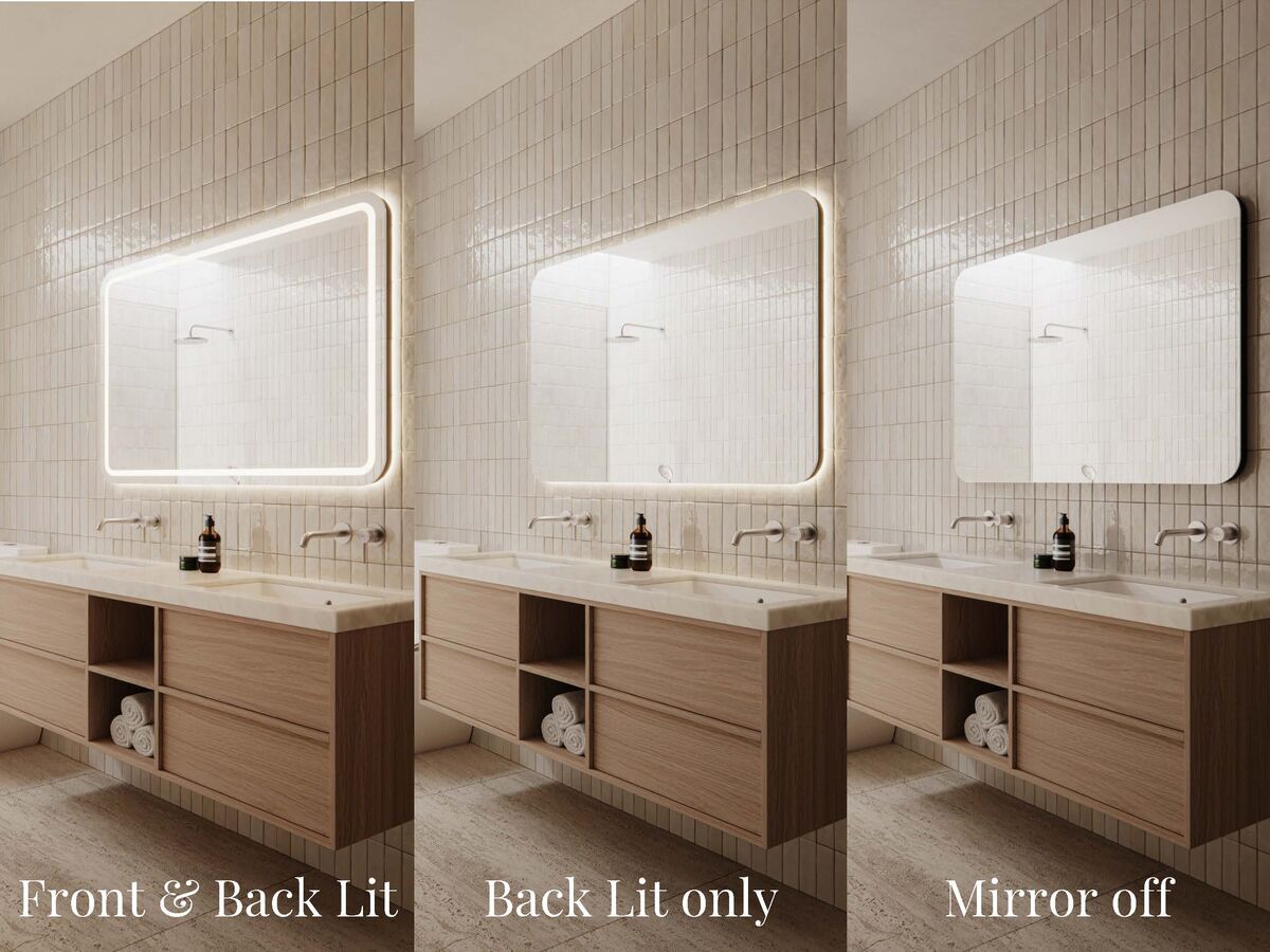 Supporting Image 3 - Kado Aspect Veil Mirrors - Lighting Configurations