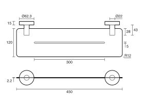 Milli Inox Shelf Stainless Steel