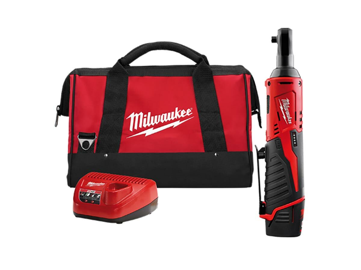 Milwaukee Impact Ratchet Kit 12V 3/8"