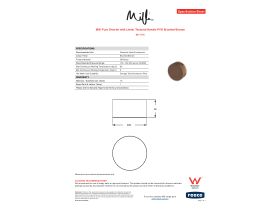 Specification Sheet - Milli Pure Diverter with Linear Textured Handle PVD Brushed Bronze