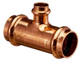 >B< Press Water Reducing Tee 25mm x 25mm x 15mm
