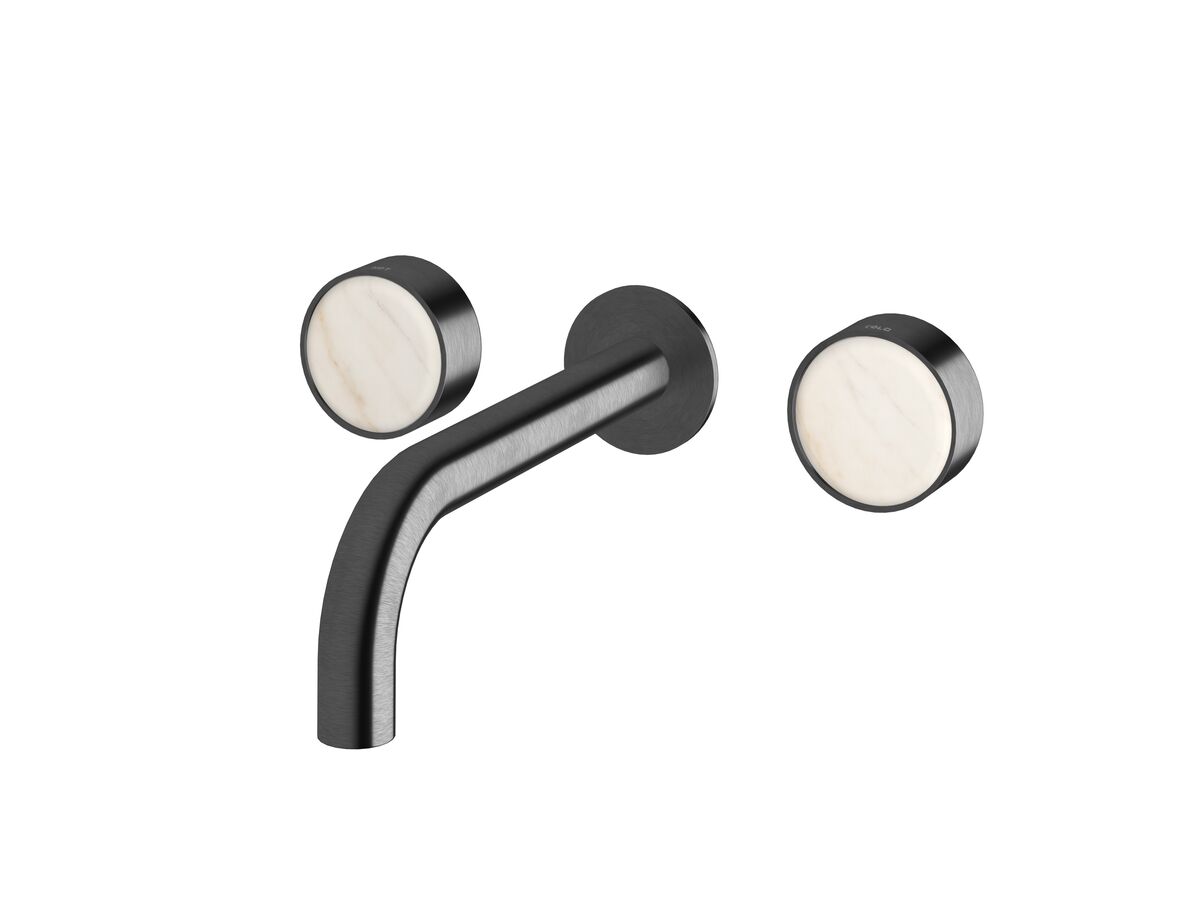 Supporting Image - Sussex Pure Elemental Bath Set 200mm PVD Brushed Gunmetal with Aurora Insert