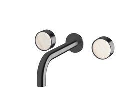 Supporting Image - Sussex Pure Elemental Bath Set 200mm PVD Brushed Gunmetal with Aurora Insert