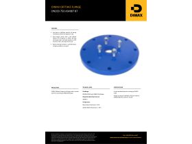 Specification Sheet - Dimax Offtake Flange