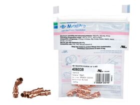 >B< Maxipro Elbow 45 Degree x 1/4" Bag of 3