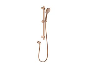 Hero - Mizu Drift Single Rail Shower with Wall Water Inlet Brushed Bronze (5 Star)