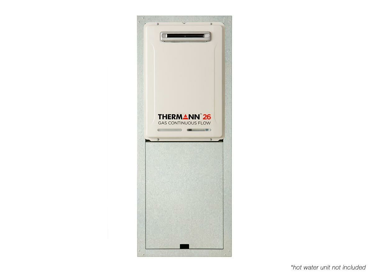 Thermann 6 Star Recess Box - Galvanised Finish