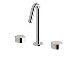 Supporting Image - Sussex Pure Elemental Basin Set Chrome (5 Star) Lead Free with Aurora Insert