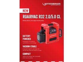 Flyer - Rothenberger Battery Roairvac R32 2.0 57lmin