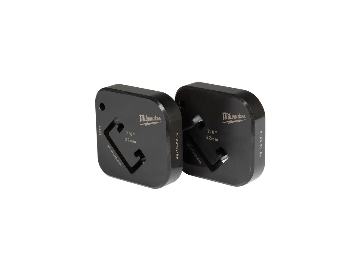 Milwaukee M18 Strut Shear Single Channel Die Set 22mm x 41mm