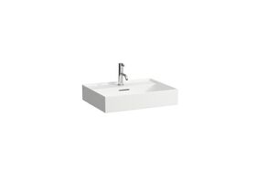 Kartell by LAUFEN Wall/Counter Basin 1 Tap Hole with Over Flow 600x460