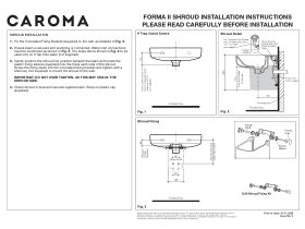 Installation Instructions - Caroma Forma II Shroud