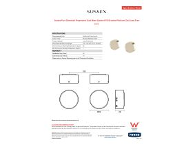 Specification Sheet - Sussex Pure Elemental Progressive Dual Mixer System PVD Brushed Platinum Gold Lead Free