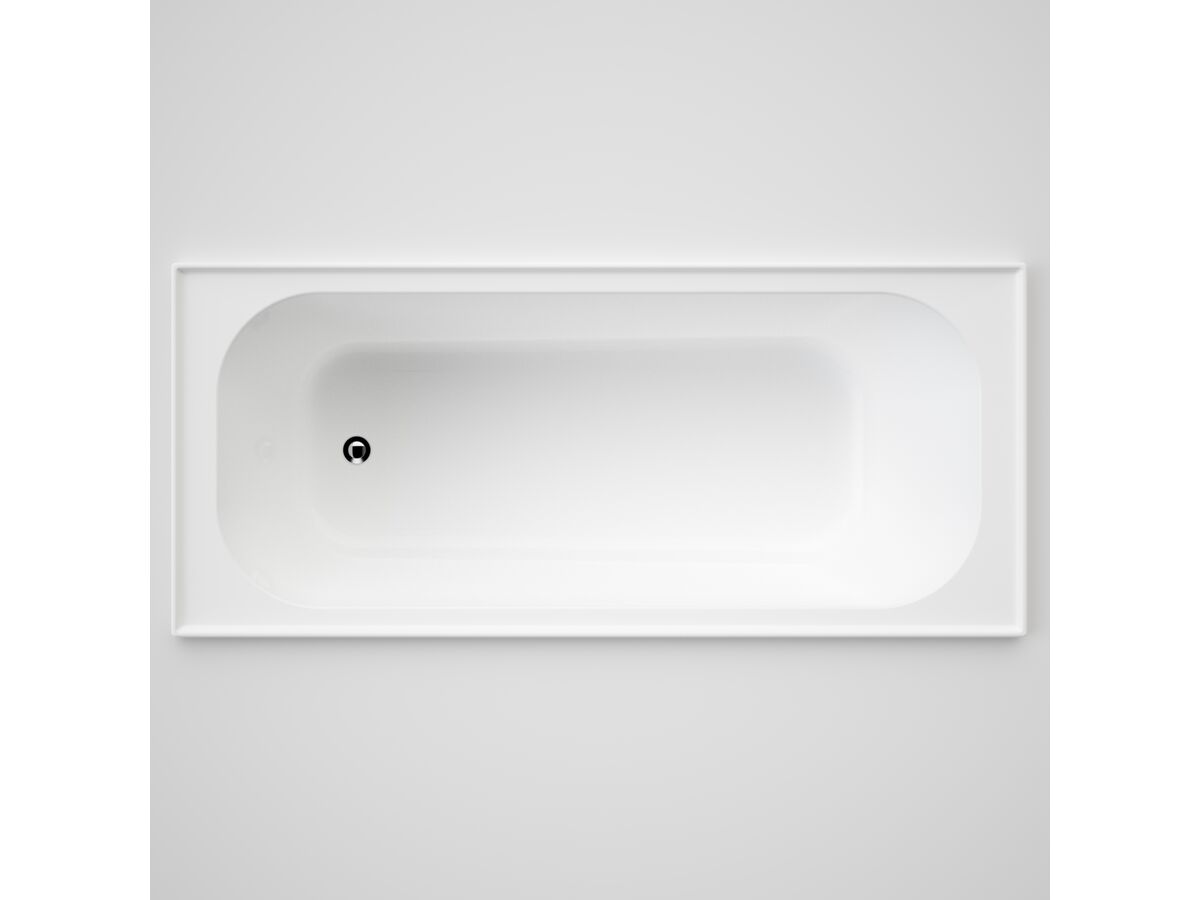 Caroma Luna Four Tile Flange Bath 1675mm White