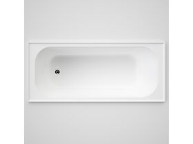 Caroma Luna Four Tile Flange Bath 1675mm White