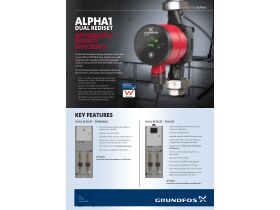 Grundfos Alpha1 Dual Rediset Brochure