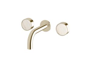 Supporting Image - Sussex Pure Elemental Bath Set 160mm PVD Brushed Platinum Gold with Aurora Insert