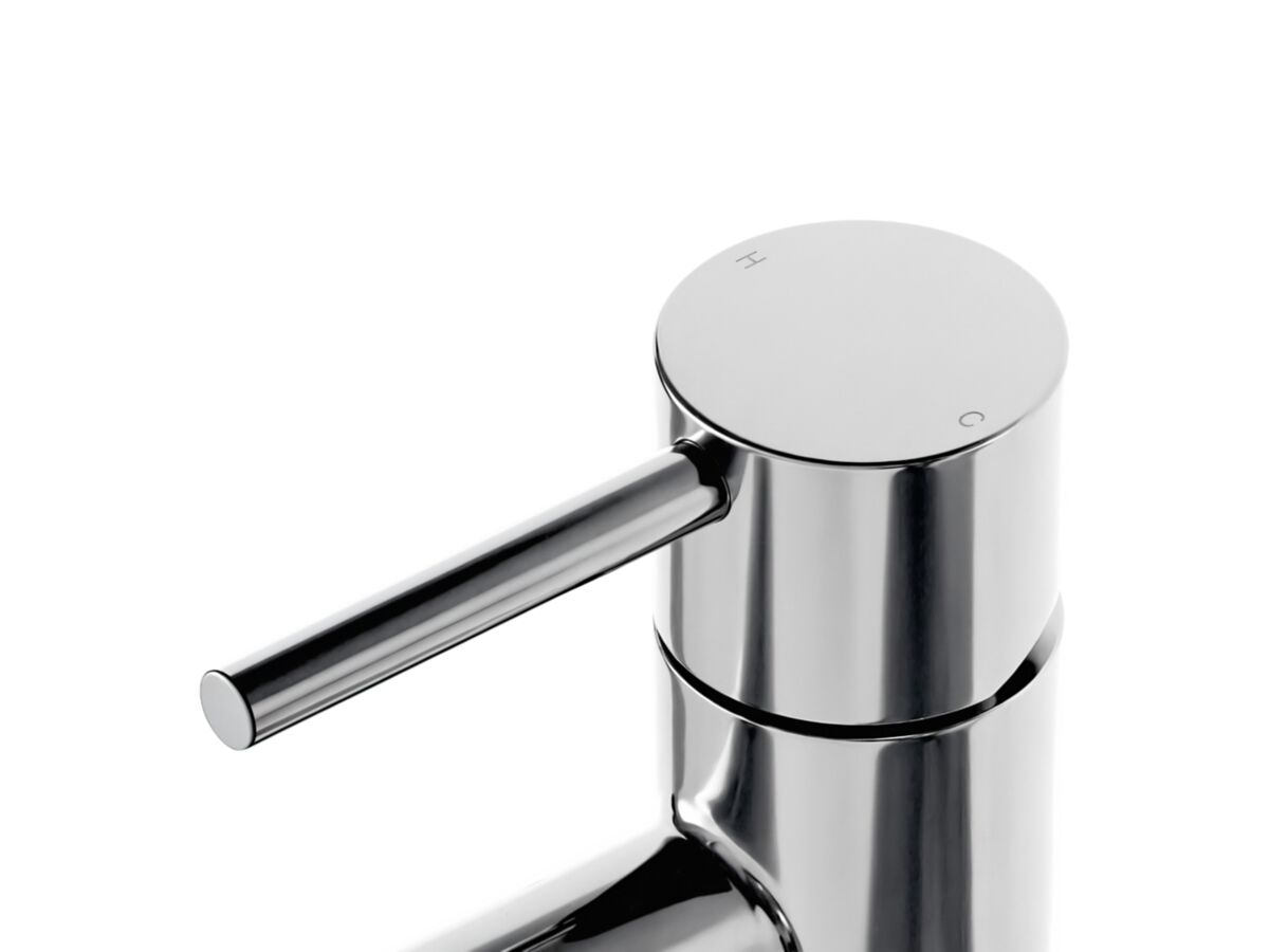 Supporting Image 3 - Mizu Drift Basin Mixer Curved Spout Chrome (6 Star) Lead Free