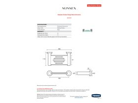 Specification Sheet - Sussex Scala Soap Dish Chrome