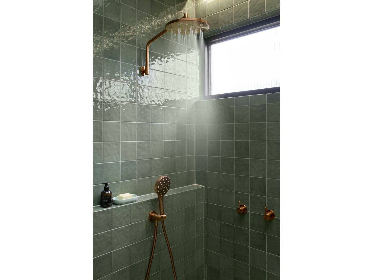 In Situ - Milli Marq Edit Overhead Shower with Arm 250mm Brushed Bronze (3 Star)