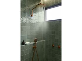 In Situ - Milli Marq Edit Overhead Shower with Arm 250mm Brushed Bronze (3 Star)
