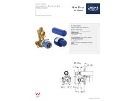 Technical Guide - GROHE Shower / Bath Mixer Tap with Diverter Concealed Inwall Body (NEW)