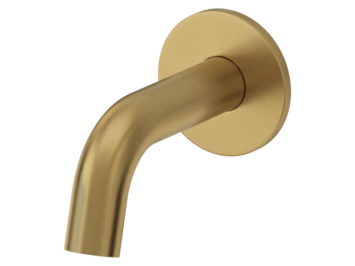 Mizu Drift MK2 Basin/Bath Outlet 110mm Brushed Brass (6 Star) Lead Free