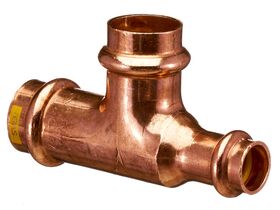 >B< Press Gas Reducing Tee 20mm x 15mm x 20mm