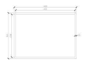 ISSY by Zuster Tray Only 420mm x 310mm x 60mm