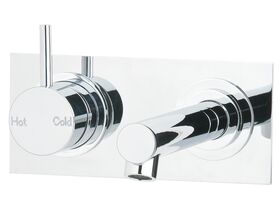 Sussex Scala Bath Mixer Outlet System Straight Left Hand Operation Chrome