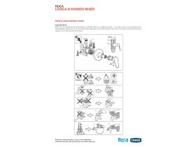 Installation Instructions - Roca Logica-N Shower Mixer Tap