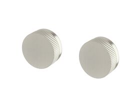 Sussex Pure Wall Top Assembly Taps with Linear Textured Handles PVD Brushed Nickel