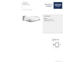 Technical Guide - GROHE Grandera Ceramic Soap Dish